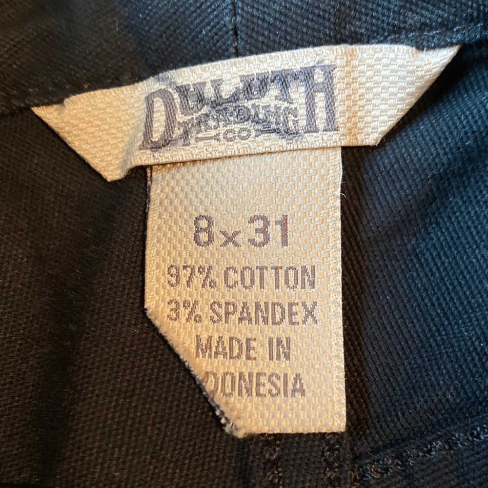 Duluth Trading Co Black Straight Leg Pants - Picture 3 of 4